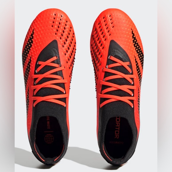 NEW!! ADIDAS PREDATOR ACCURACY.2 FIRM GROUND SOCCER CLEATS - Men’s 7 / Woman’s 8 - Picture 5 of 13